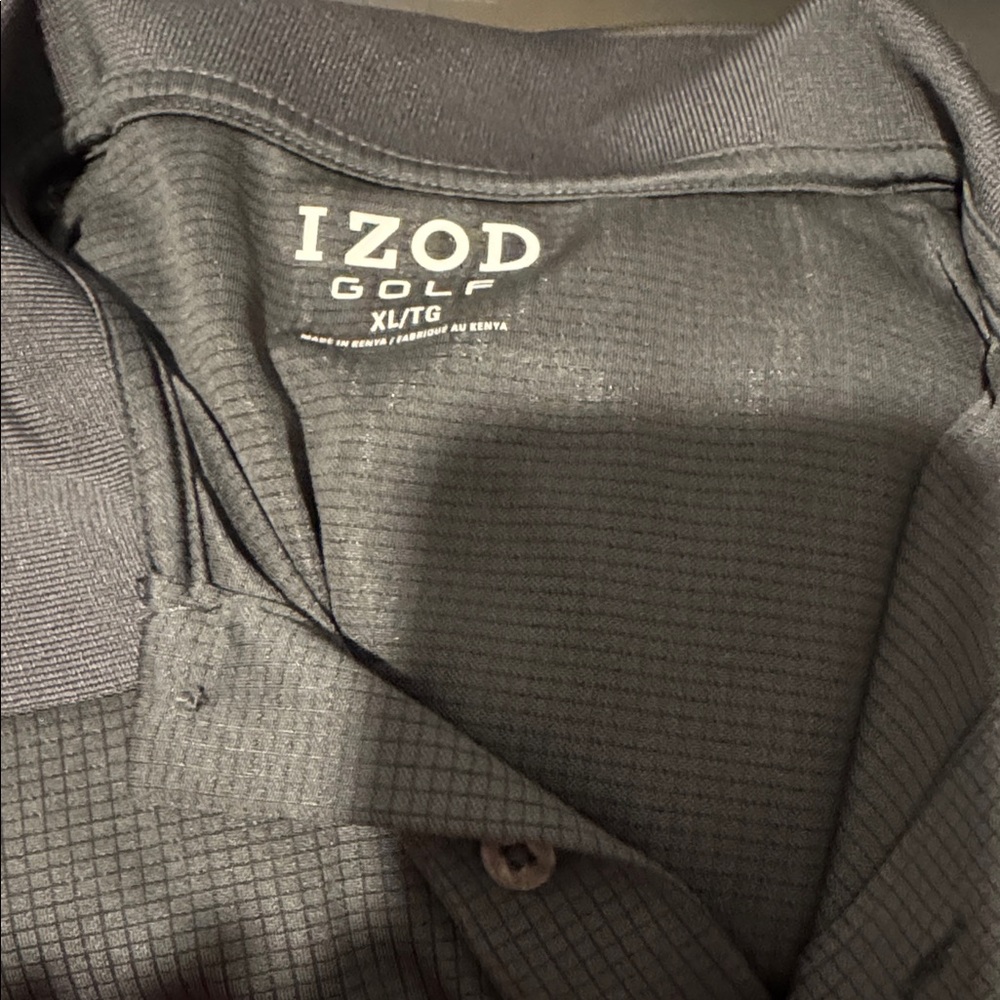 Izod Golf Charcoal Polo Shirt